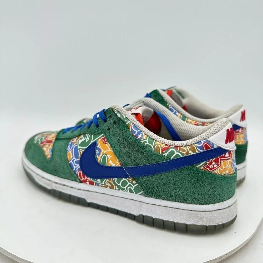 Nike Dunk Low Foam Youth Size 4.5Y Women 6 DZ5299-300 Finger Stadium Green Shoes